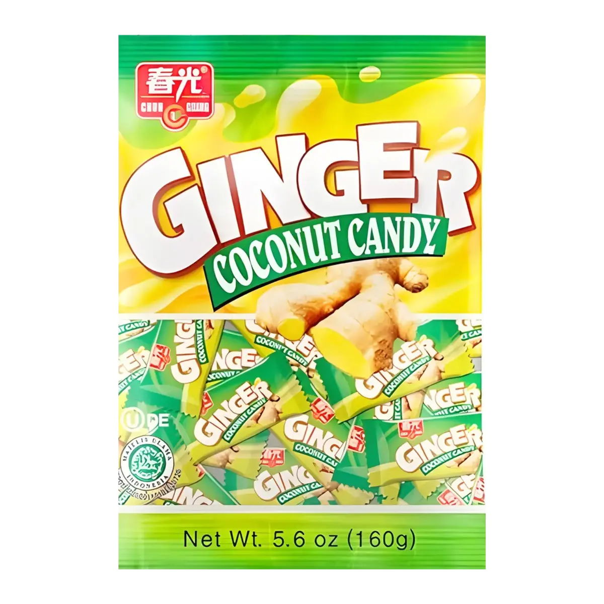 Chun Guang Ginger Coconut Candy 160G 1
