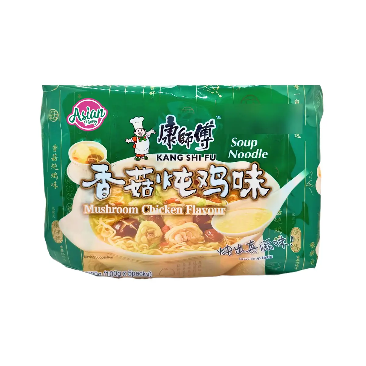 Kang Shi Fu Soup Noodle Pack Mushroom Chicken Flavour 1