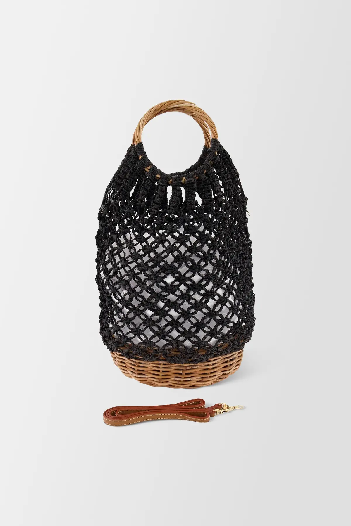Serpui Black/Natural Lara Bag 1