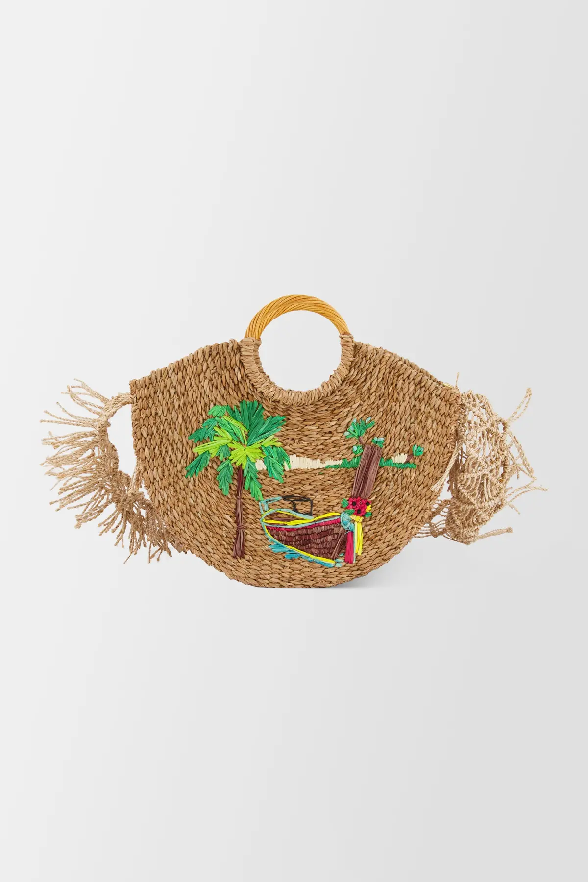 Serpui Natural Cindy Summer Boat Handbag 1