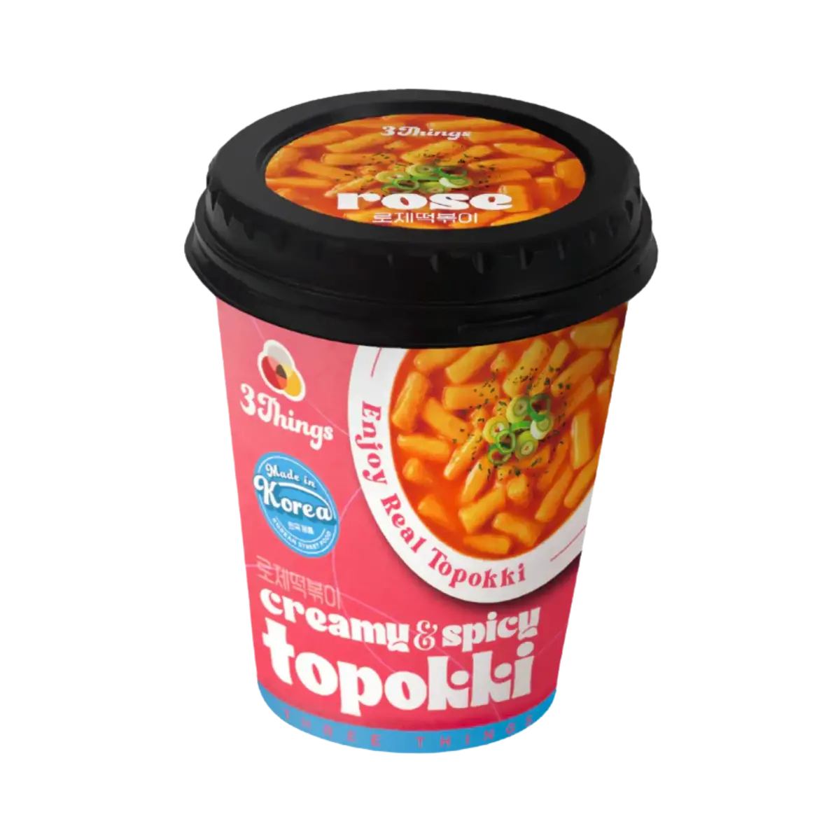 3Things Topokki Tteokbokki Creamy & Spicy 145G 1