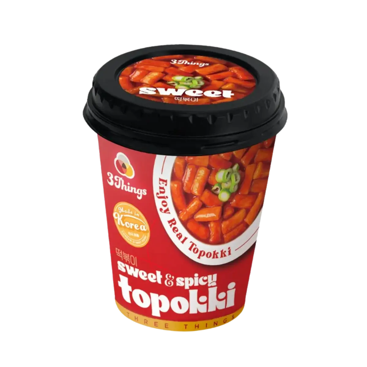 3Things Topokki Tteokbokki Sweet & Spicy 139G 1