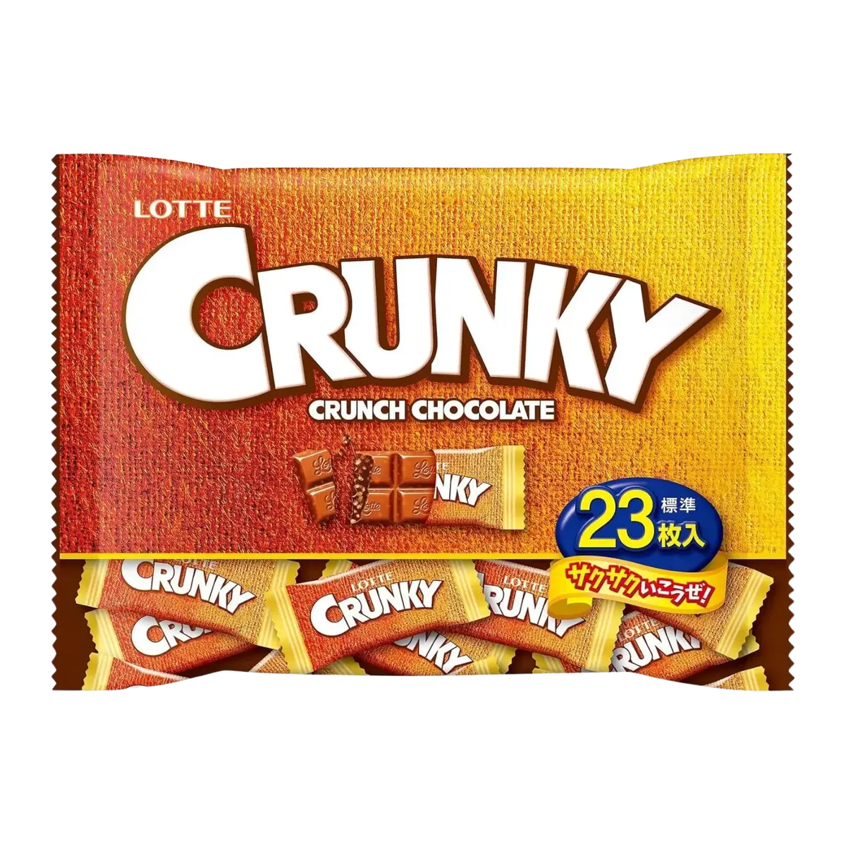 Lotte Crunky Crunch Chocolate 81G 1