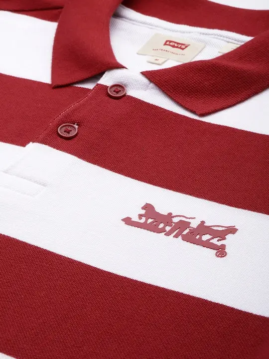 Men's Striped Polo T-Shirt 4