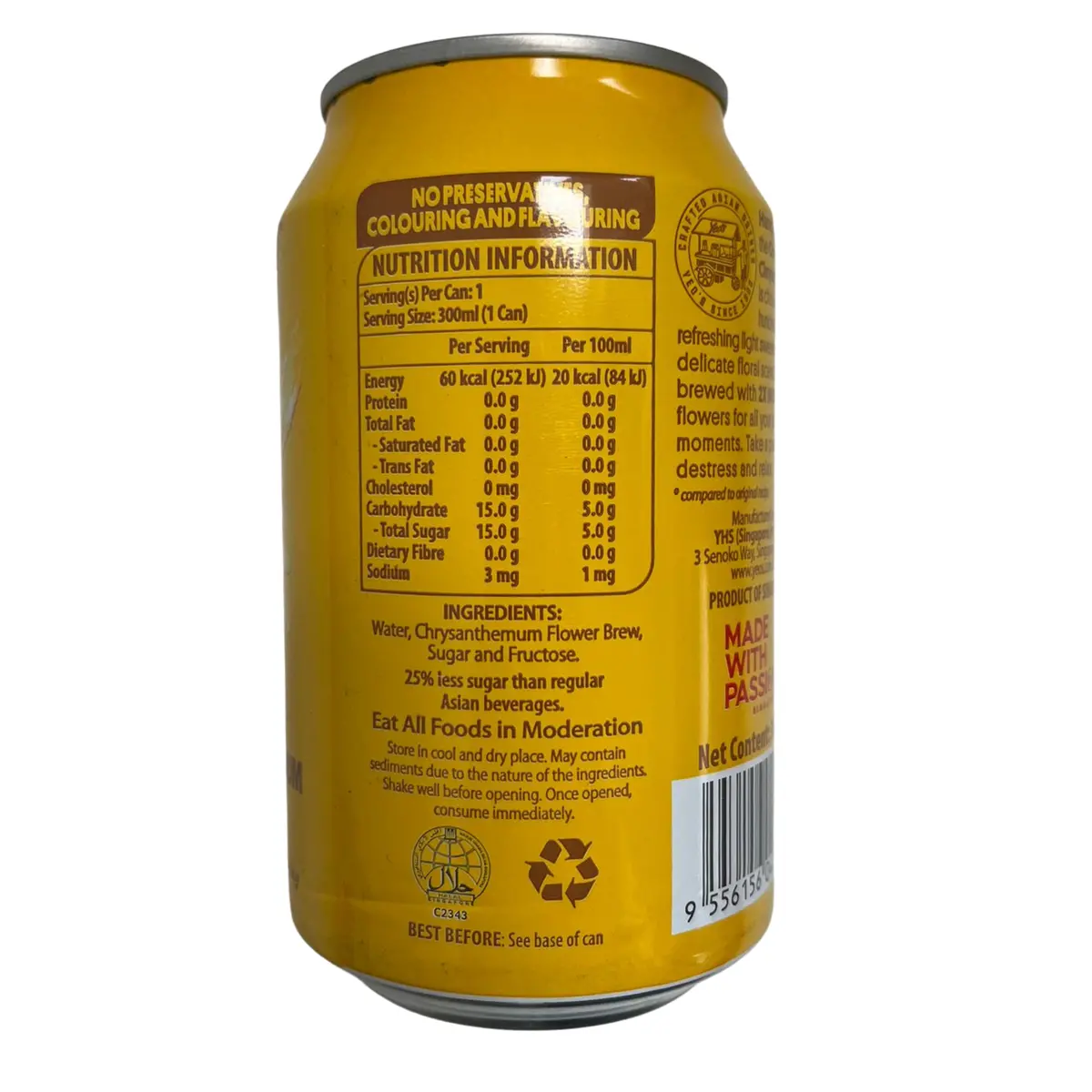 Yeo's Chrysanthemum Tea 300Ml 1