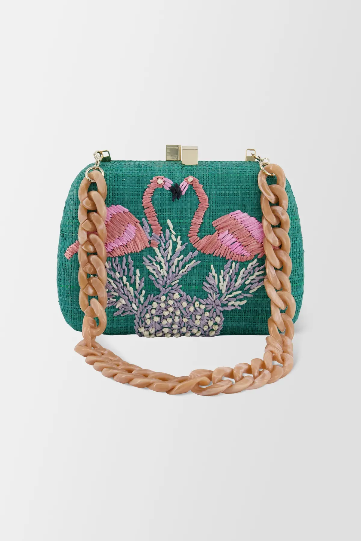Serpui Green Lolita Flamingo Bag 1