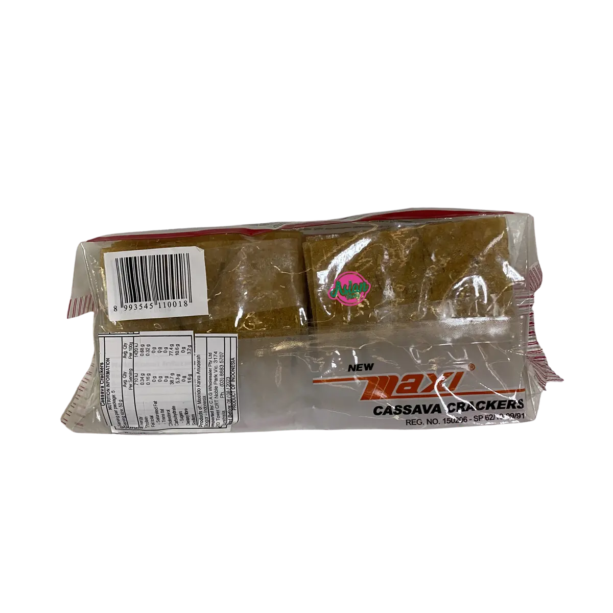 Maxi Cassava Crackers 250G 2