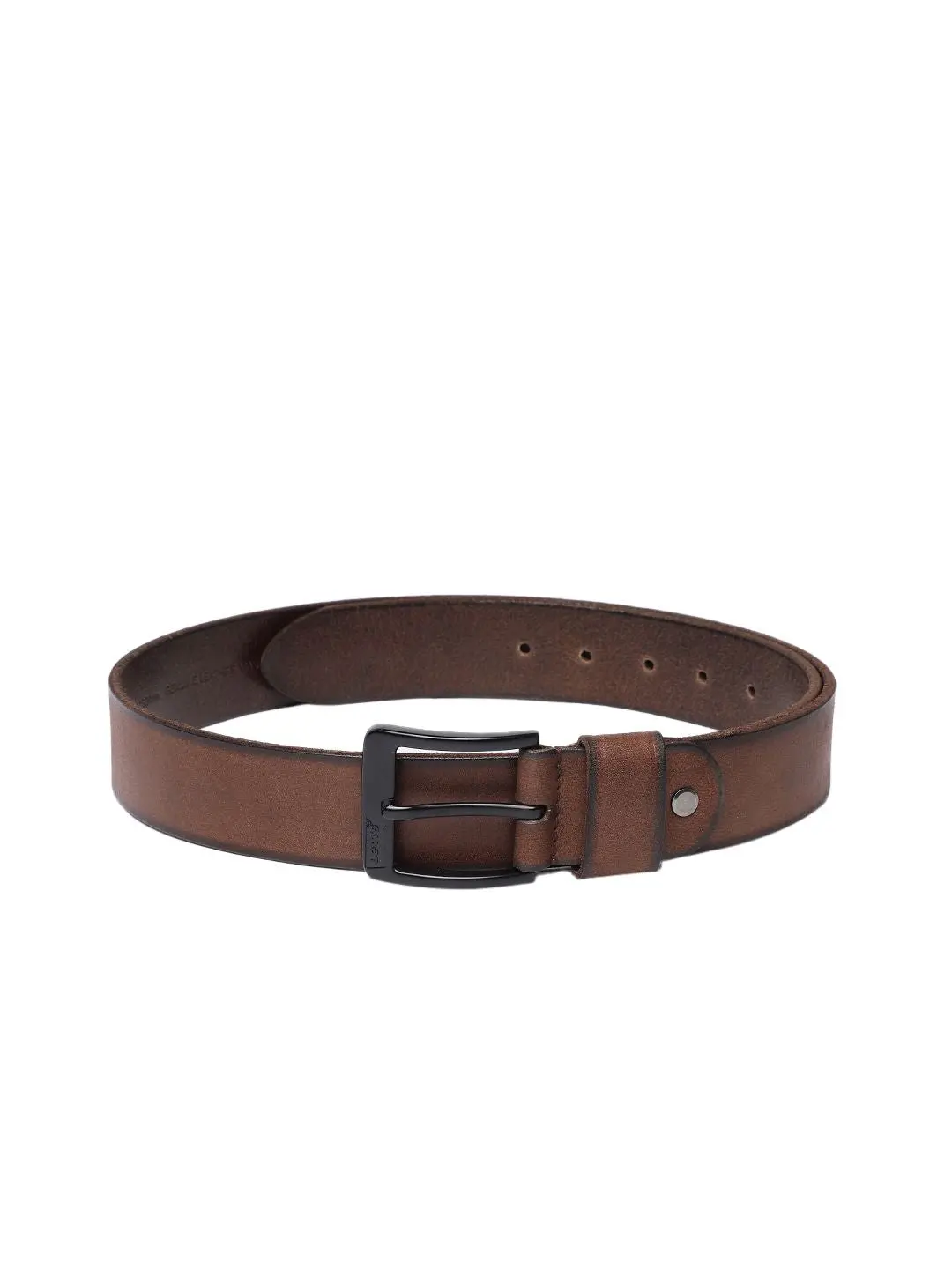 Men's Brown Solid Belt 2