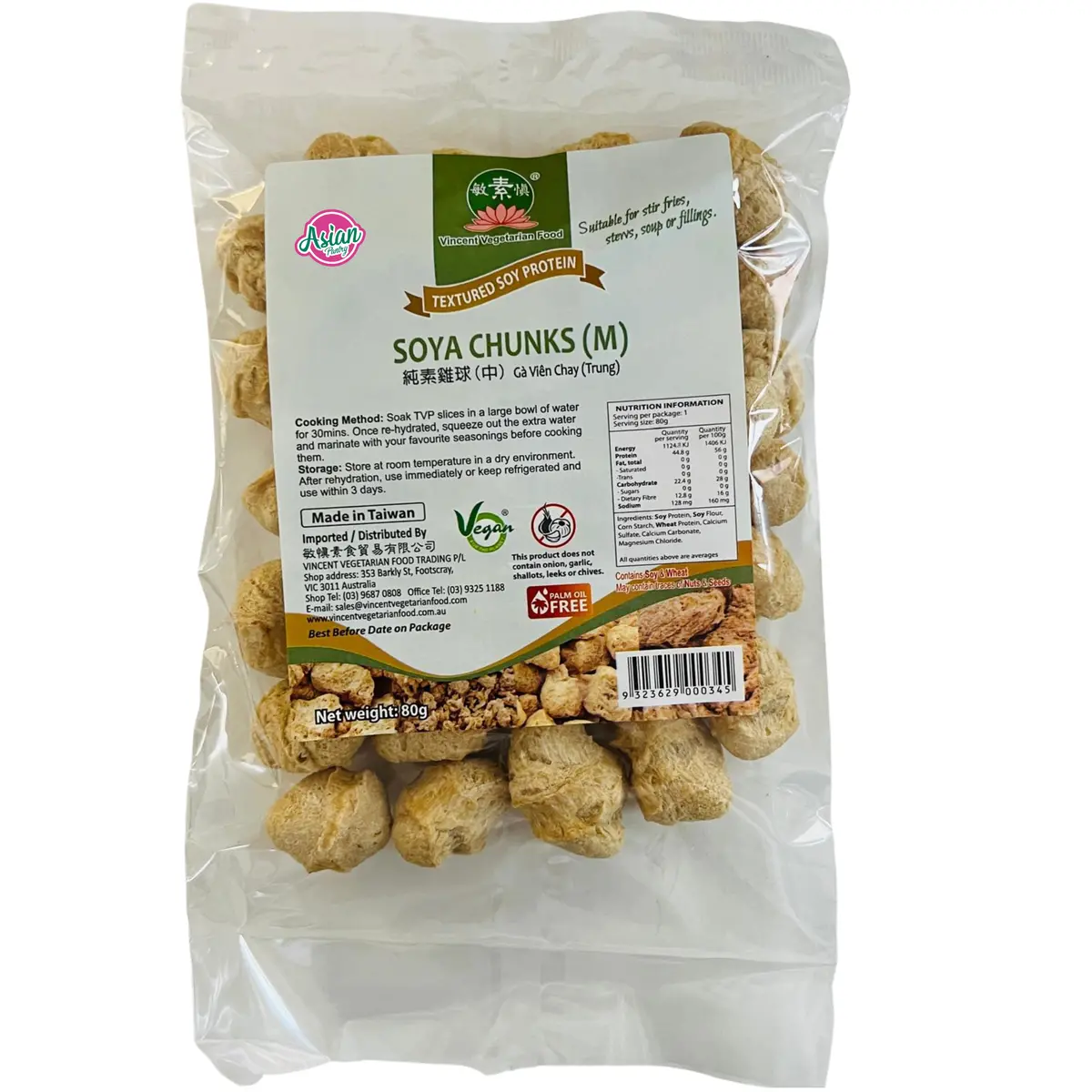 Vvf Vegan Soya Chunk (M) 80G 1