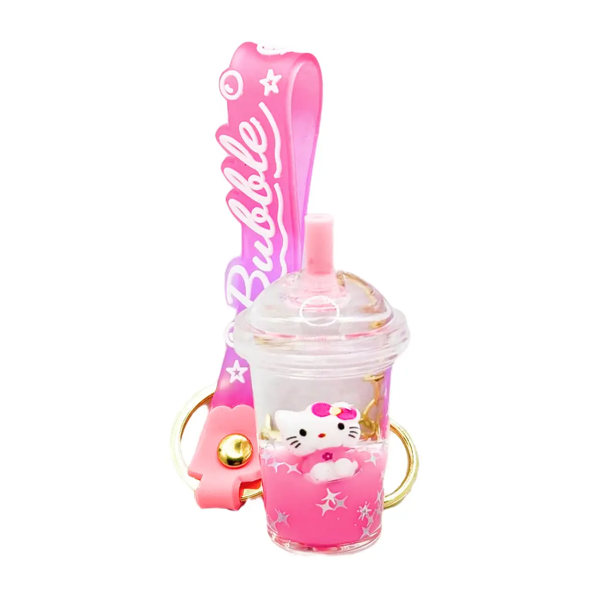 Asian Pantry Hello Kitty Bubble Tea Keychain 1
