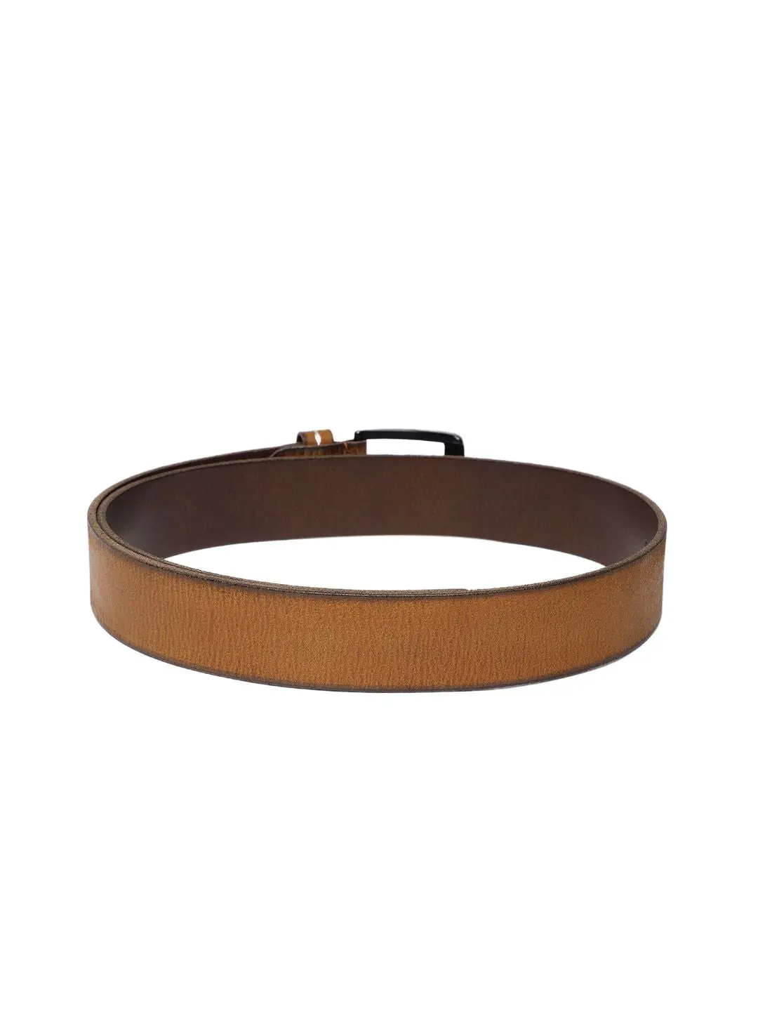 Men's Brown Solid Belt 3