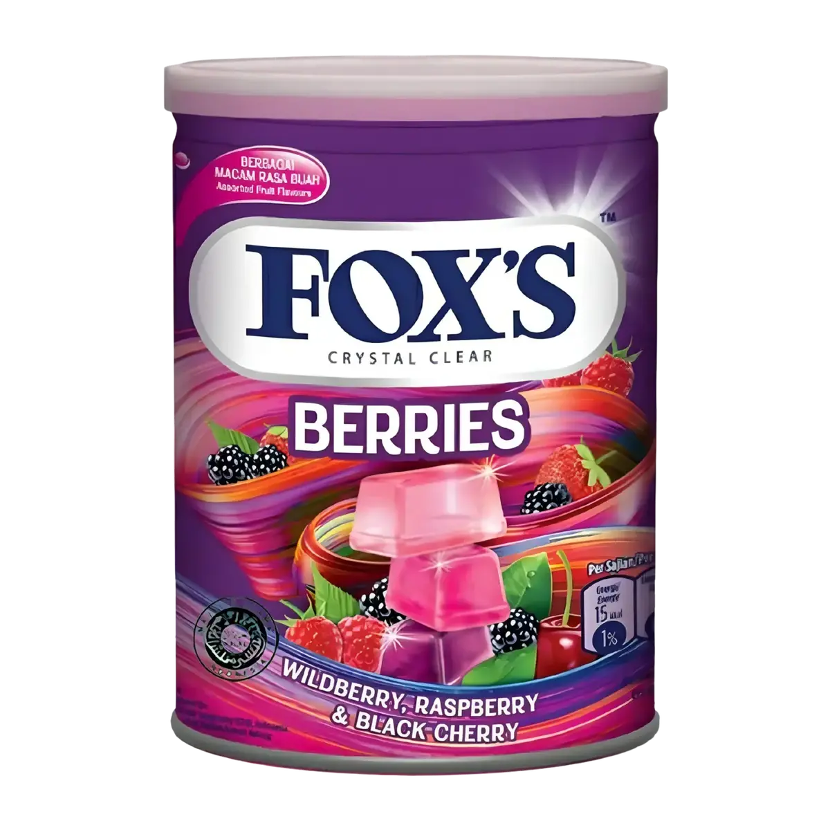 Fox's Crystal Clear Berries 180G 1