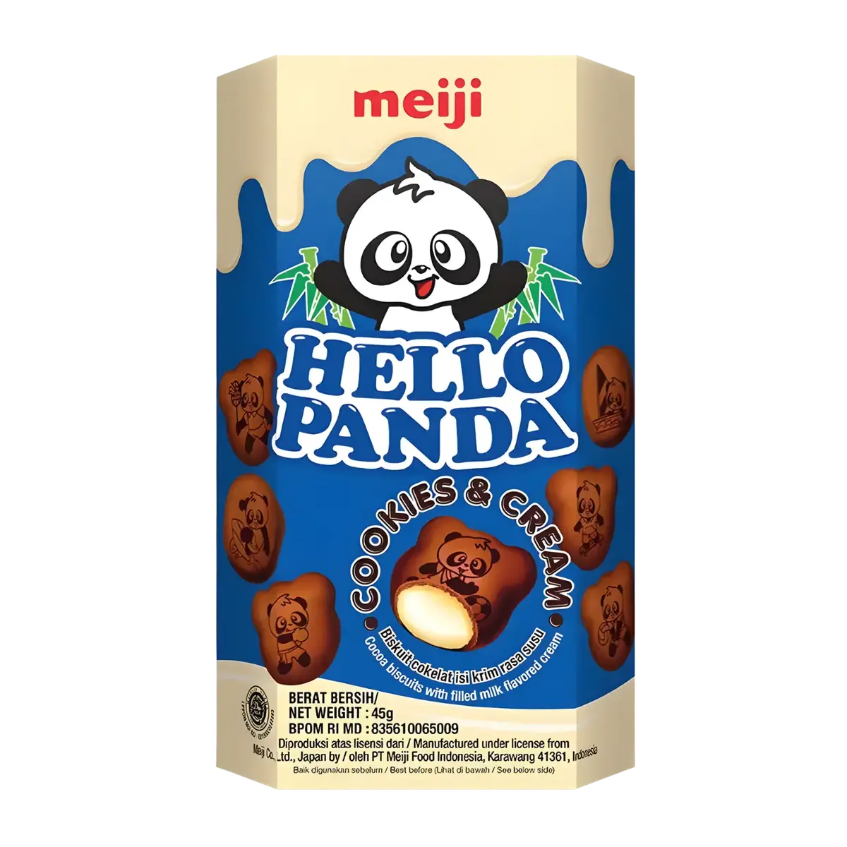 Meiji Hello Panda Cookies & Cream Flavour 42G 1