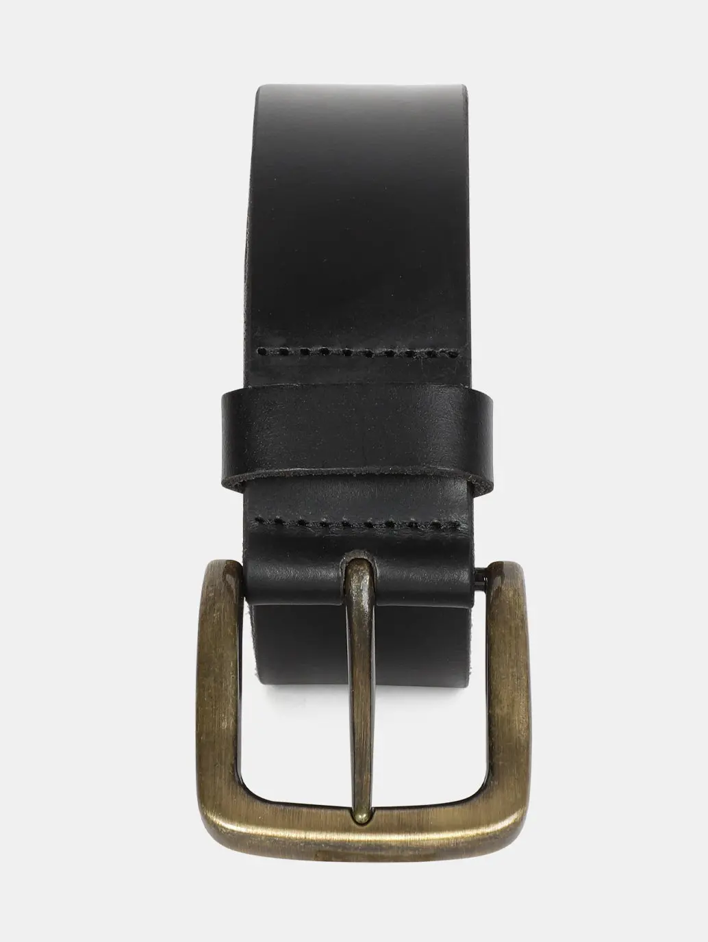 Men's Black Solid Belt 1