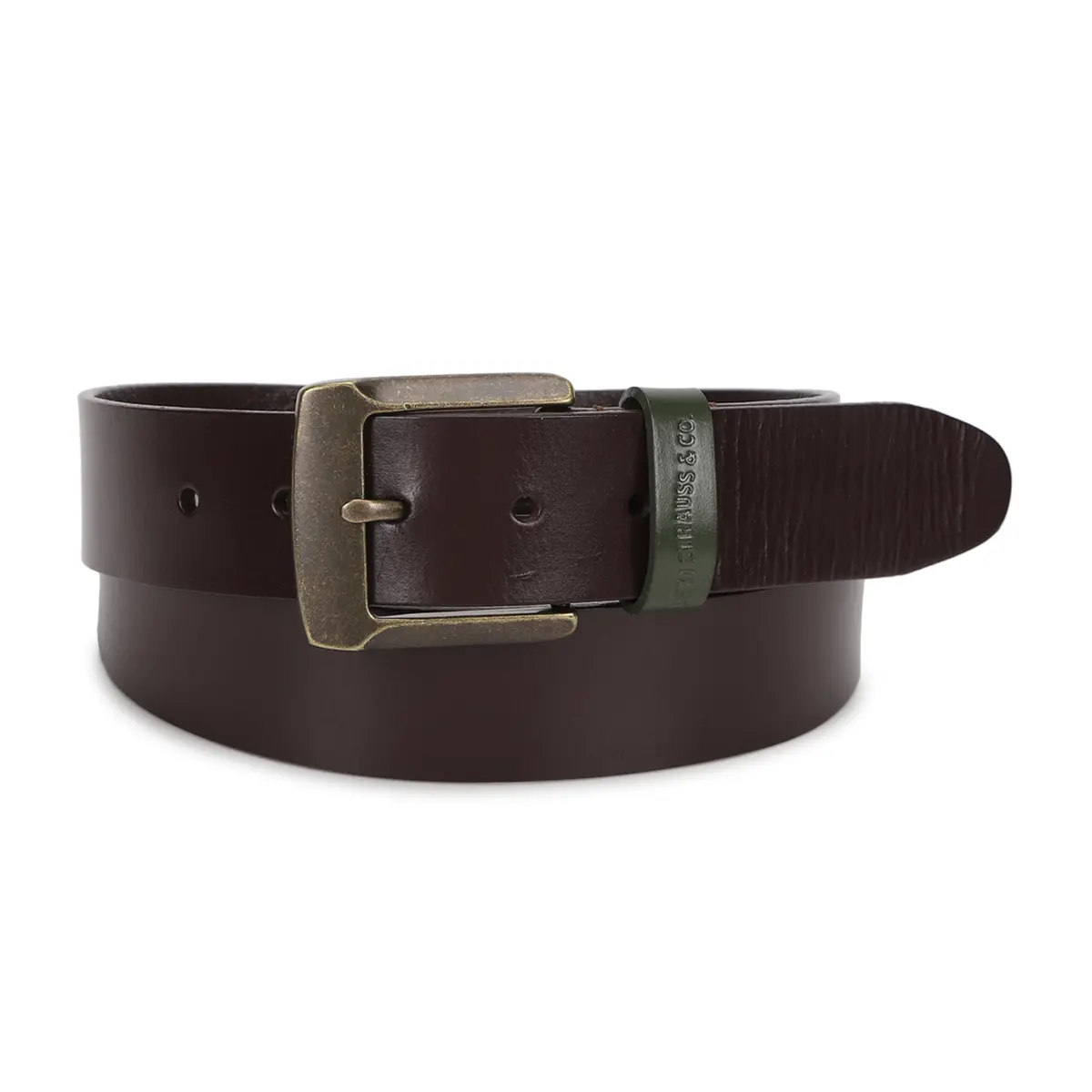 Men's Brown Solid Belt 1