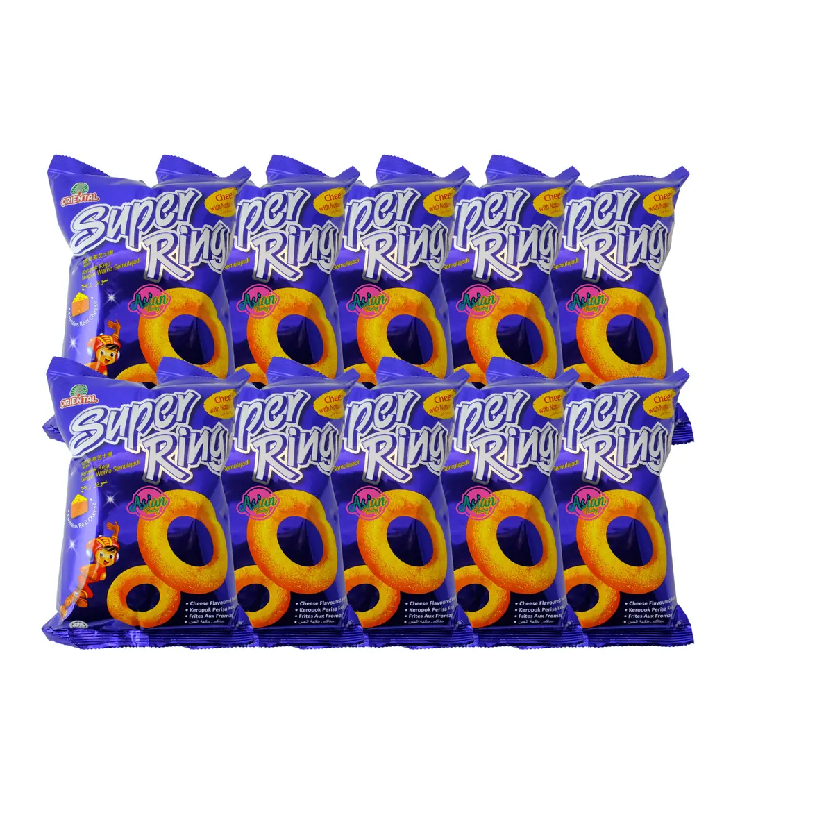 Oriental Super Ring Cheese Snack 60G 2