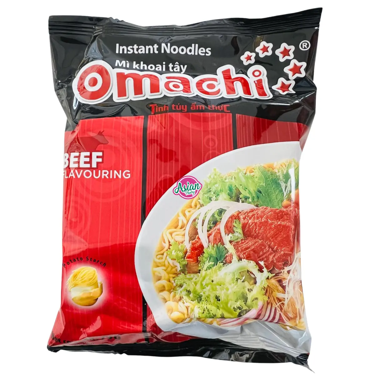 Omachi Noodles Beef Flavour 79G 1