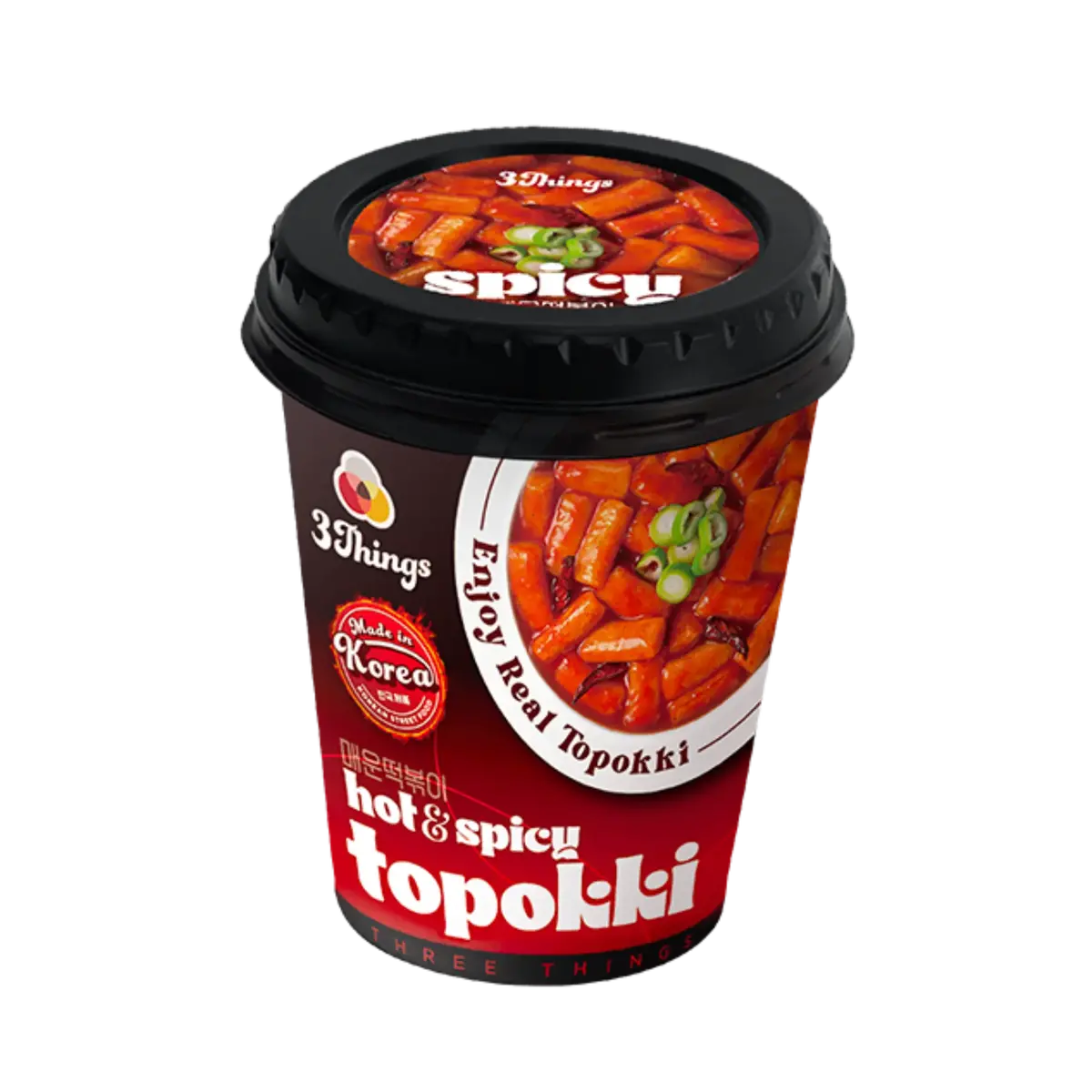 3Things Topokki Tteokbokki Hot & Spicy 139G 1