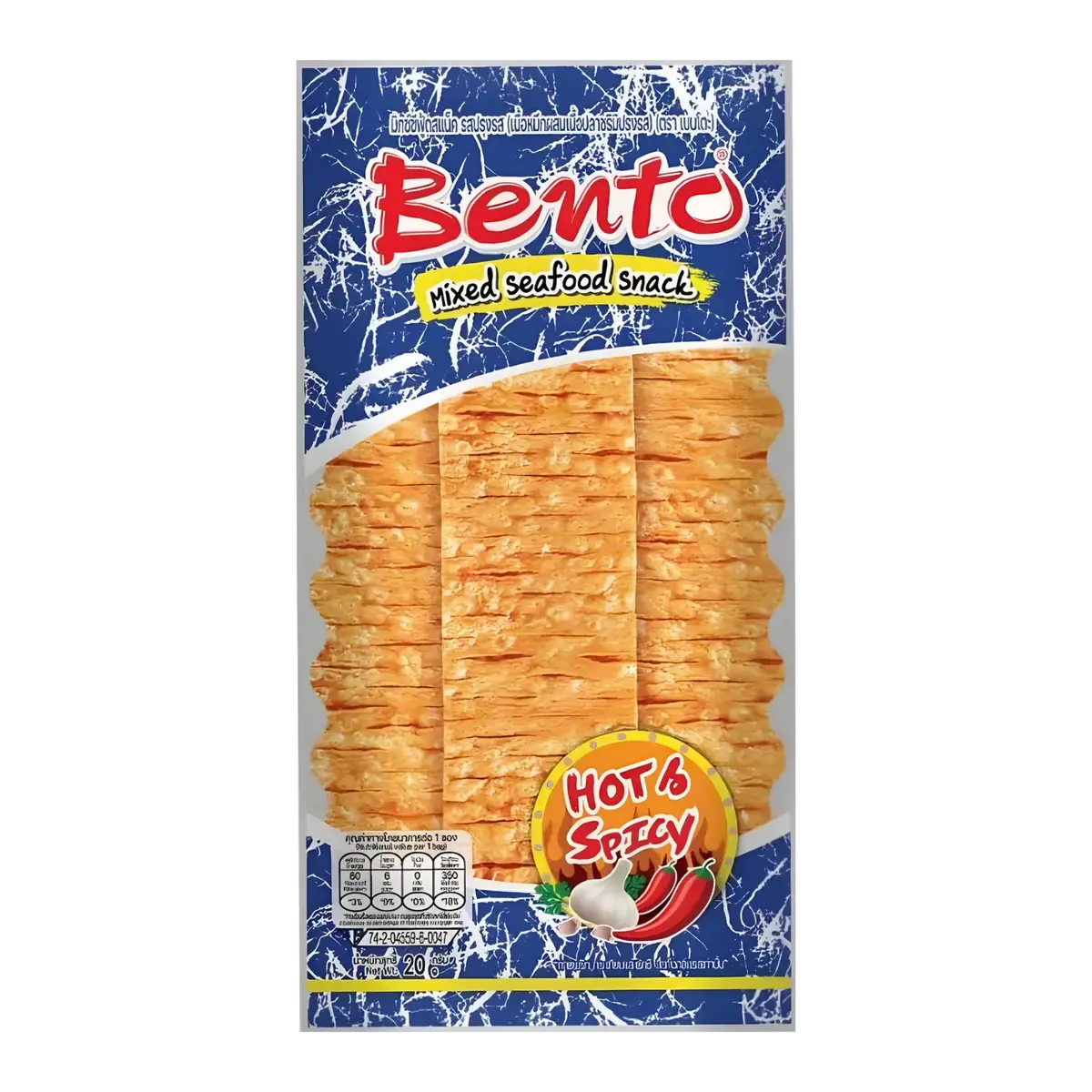 Bento Seafood Snack Hot & Spicy 20G 1
