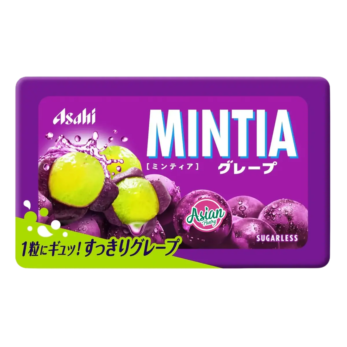 Asahi Mintia Grape Flavour Mint Sugar Free 7G 1
