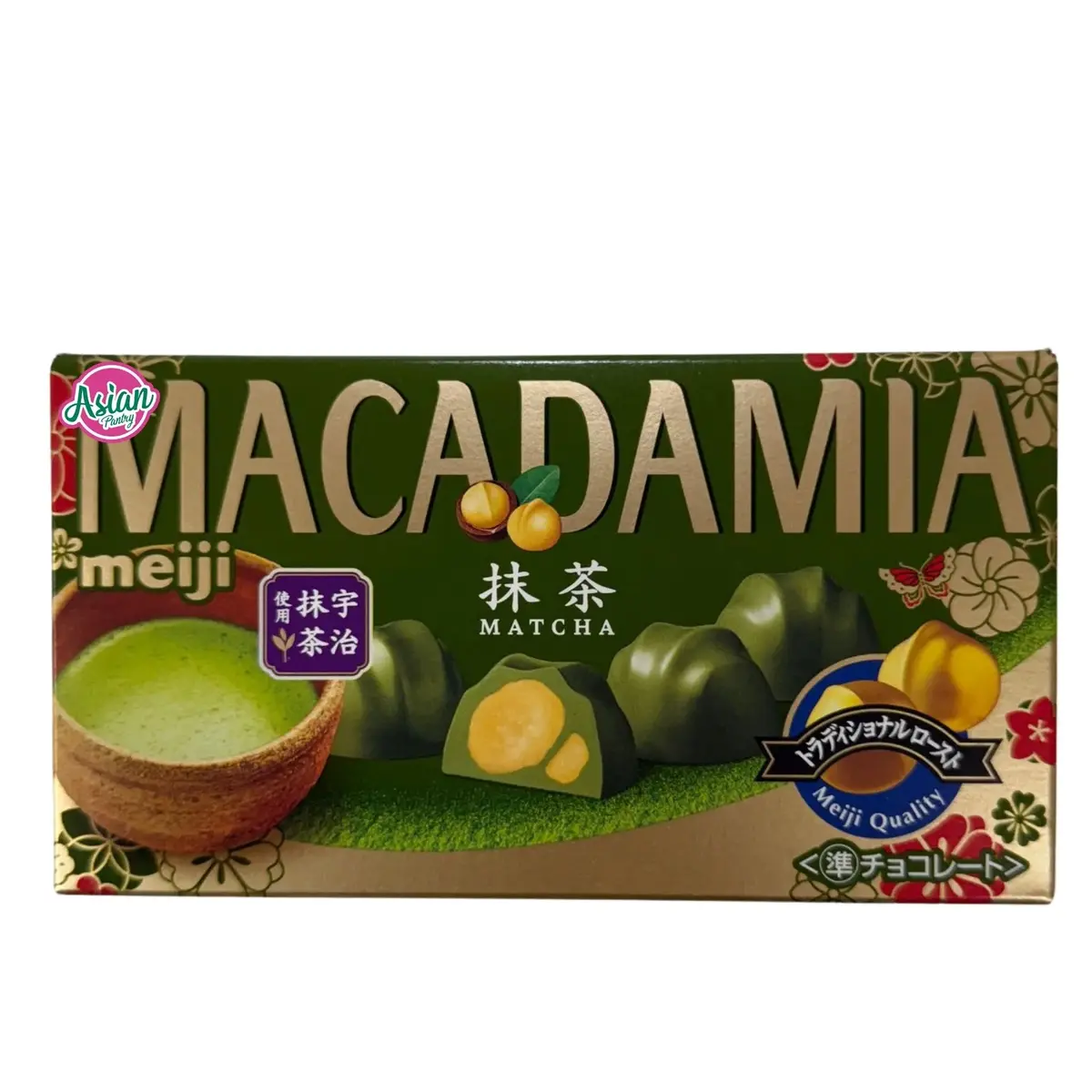 Meiji Macadamia Chocolate Matcha 1