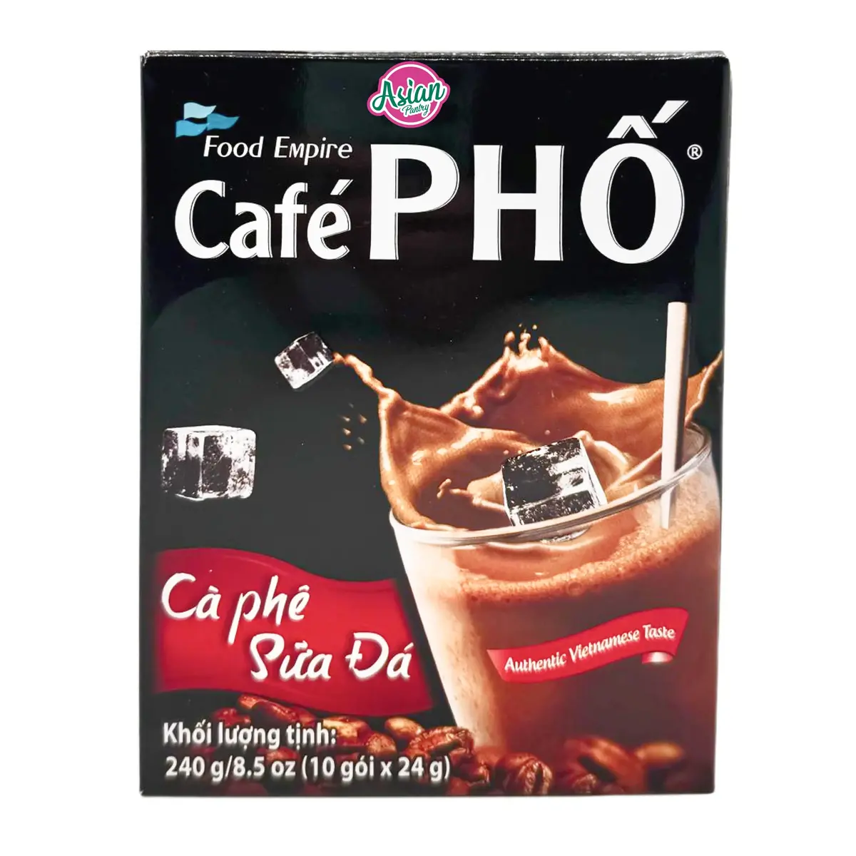 Cafe Pho Instant Vietnamese Coffee 3In1 Cà Phê Sữa Đá (10 Sachets) 240G 1