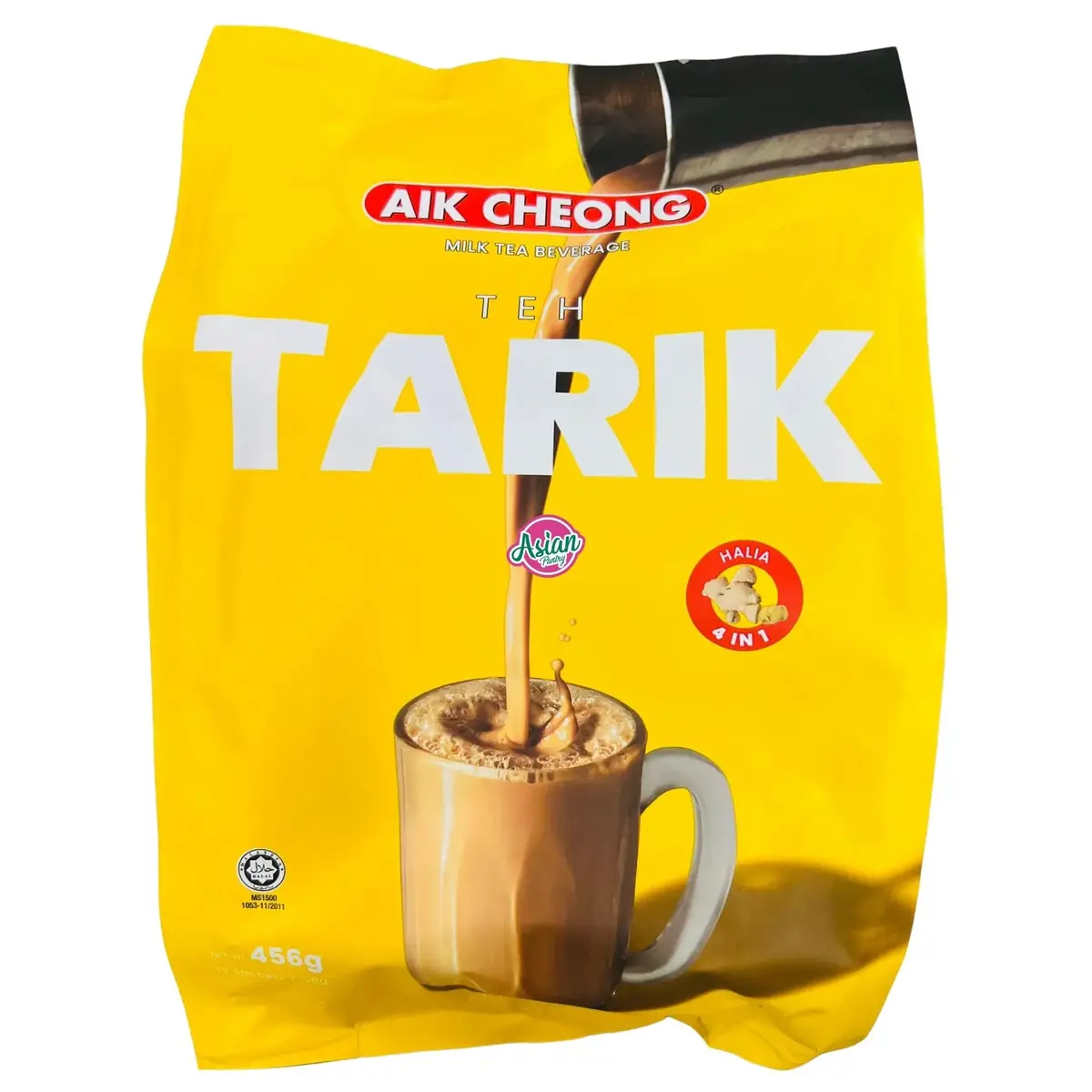 Aik Cheong Teh Tarik 4 In 1 Milk Tea (Ginger Extract) 456G 1