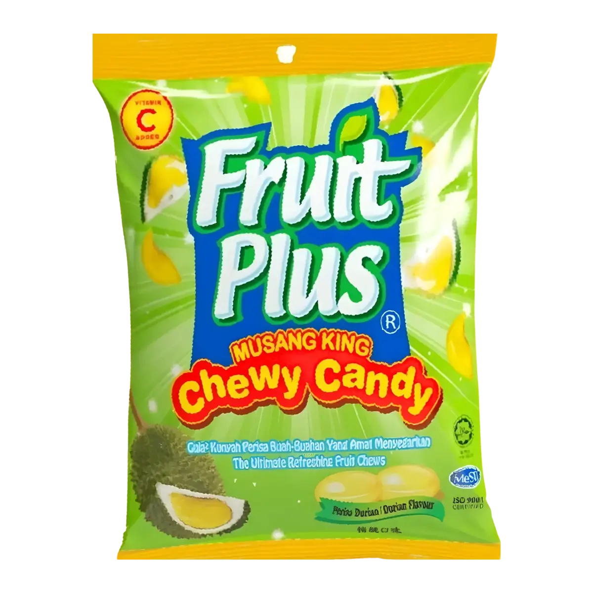 Fruit Plus Chewy Candy Durian Flavour 120G 1