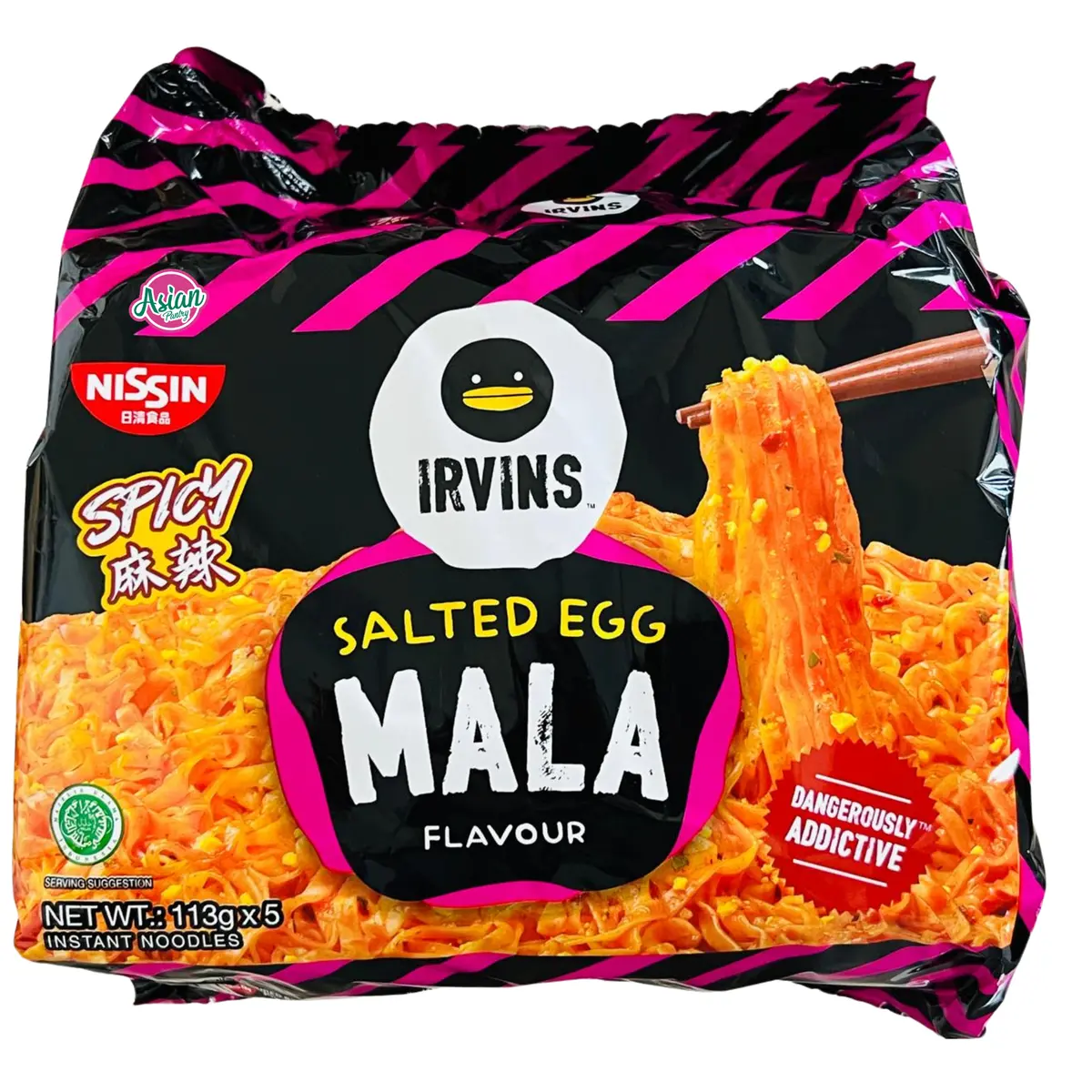 Nissin Irvins Mala Salted Egg Flavour 565G 1