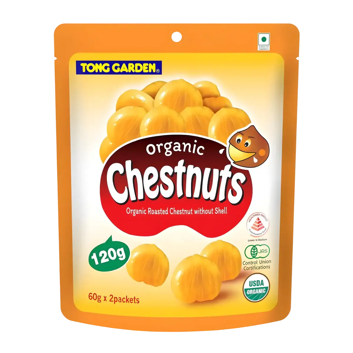 Tong Garden Organic Roasted Chestnuts 120G 1