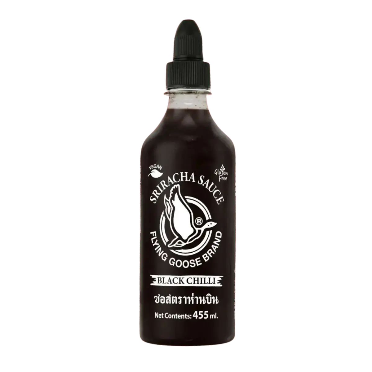 Flying Goose Vegan Sriracha Sauce Black Chilli 455Ml 1