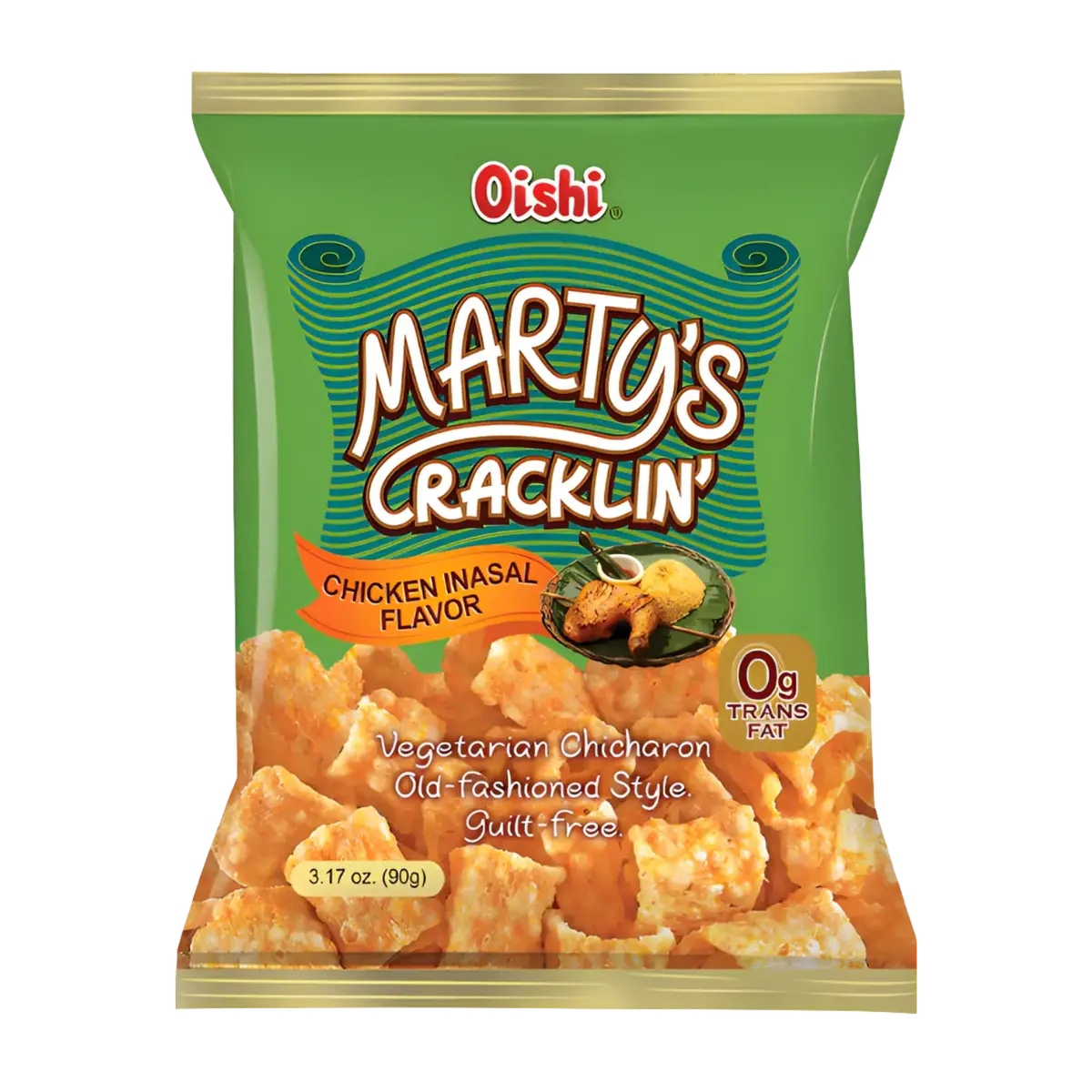 Oishi Marty's Crackling Chicken Inasal Flavour 90G 1
