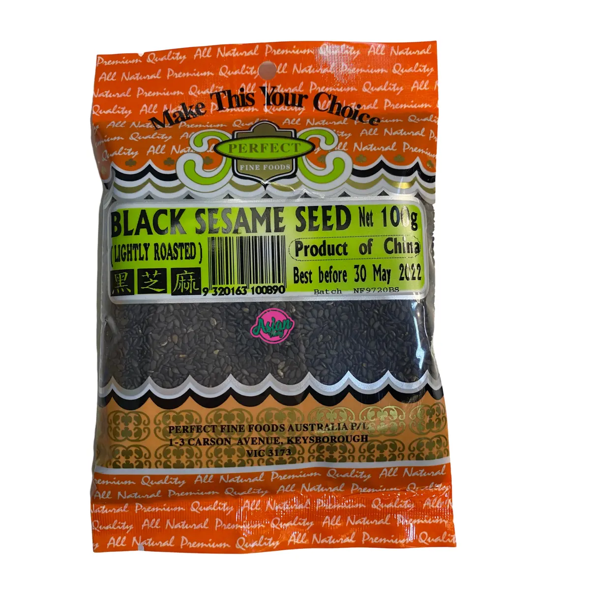 Perfect Fine Foods Black Sesame Seed 100G 1