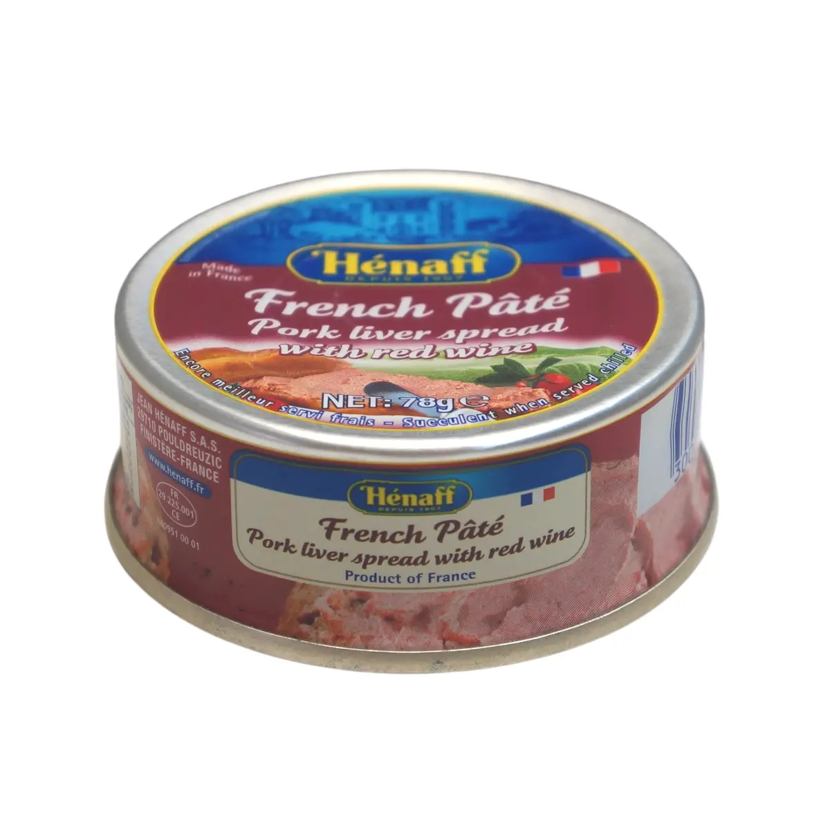 Henaff Pork Pate With Red Wine 78G 1