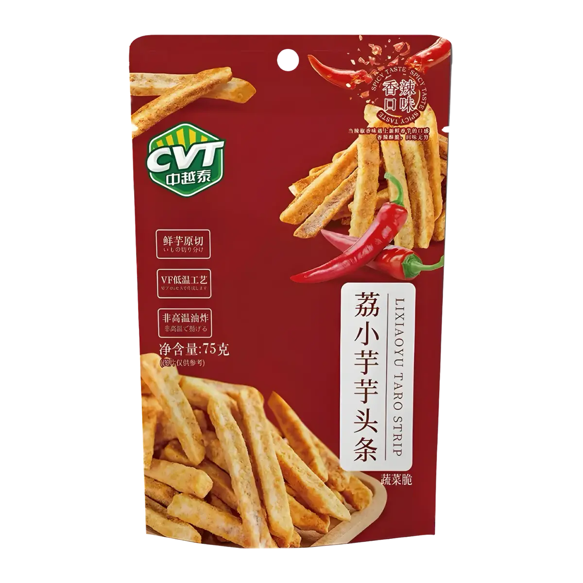 Zhongyuetai Taro Strips Spicy Flavour 75G 1