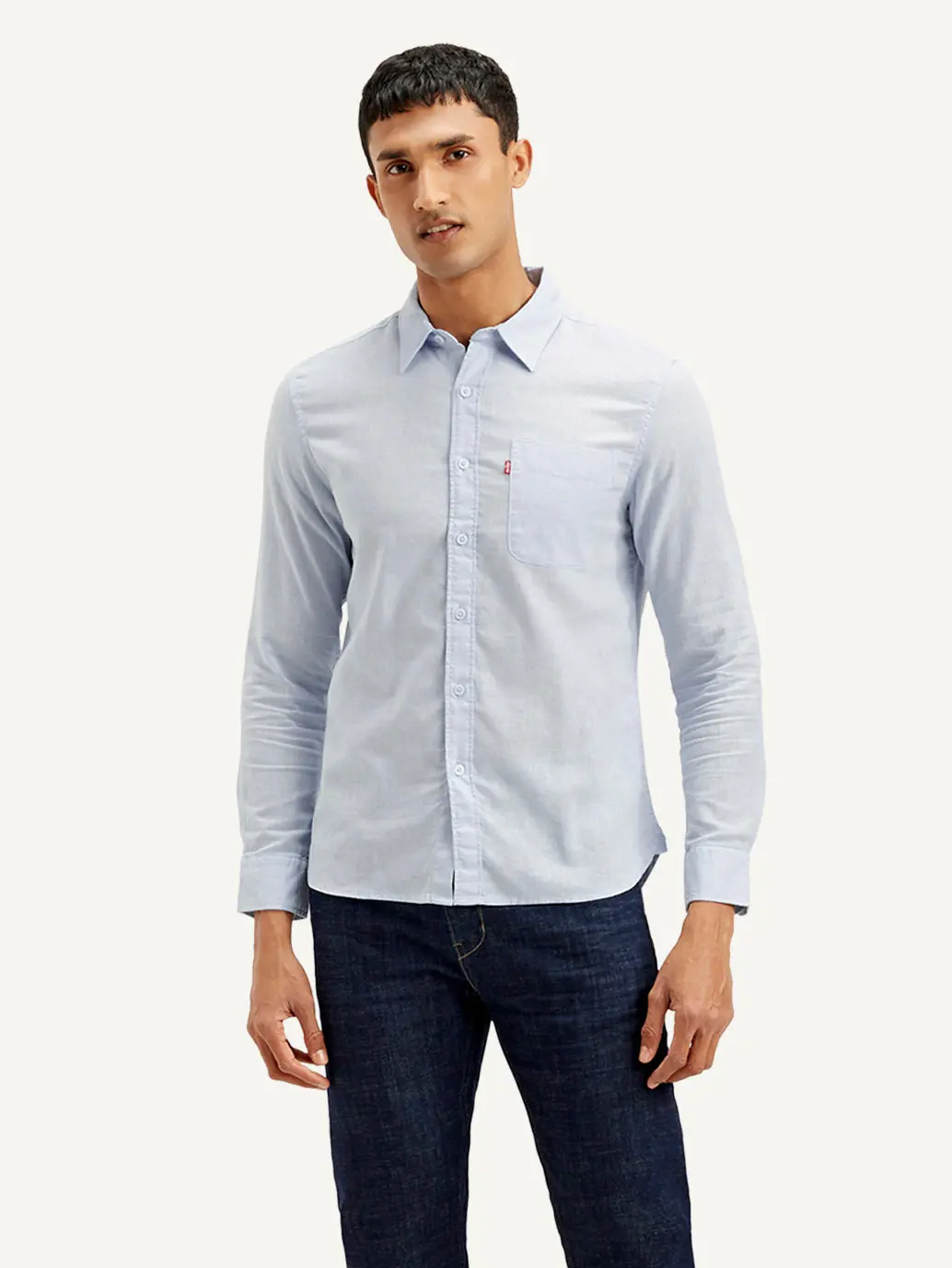 Men's Solid Slim Fit Linen Shirt 3