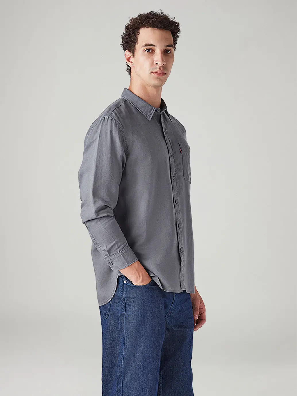 Men's Solid Slim Fit Linen Shirt 5
