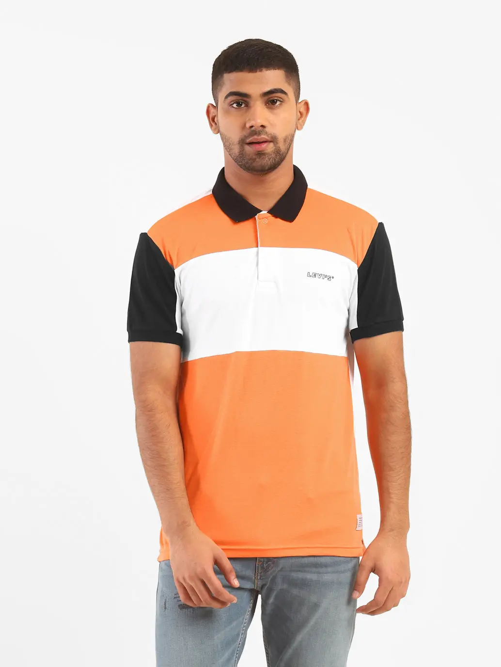 Men's Colorblock Polo T-Shirt 1
