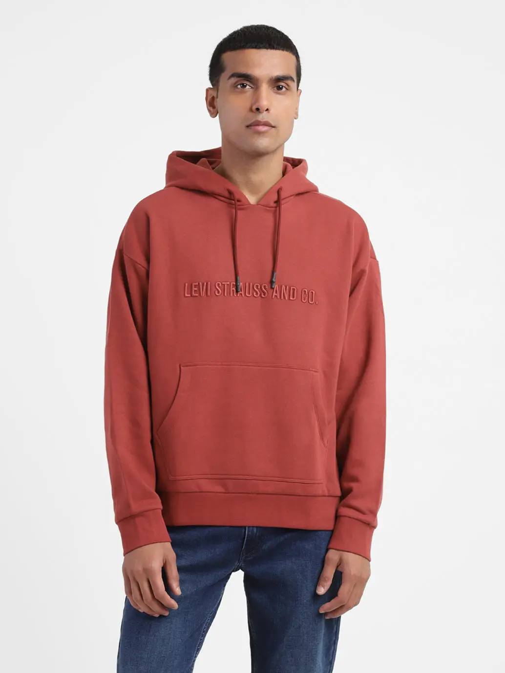 Men's Solid Hooded Sweatshirt 1