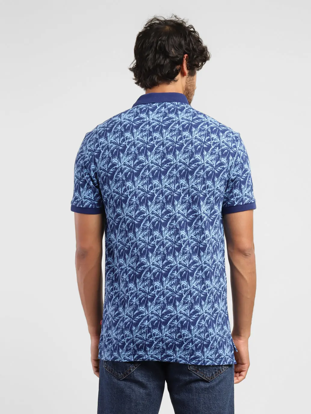 Men's Tropical Print Polo T-Shirt 3