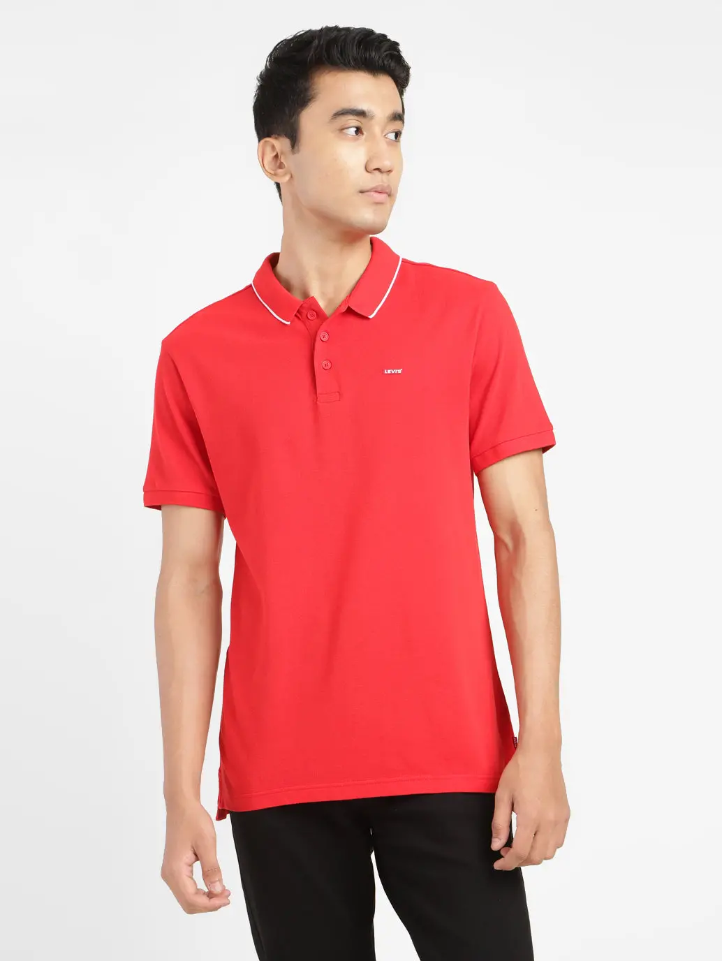Men's Solid Polo T-Shirt 1