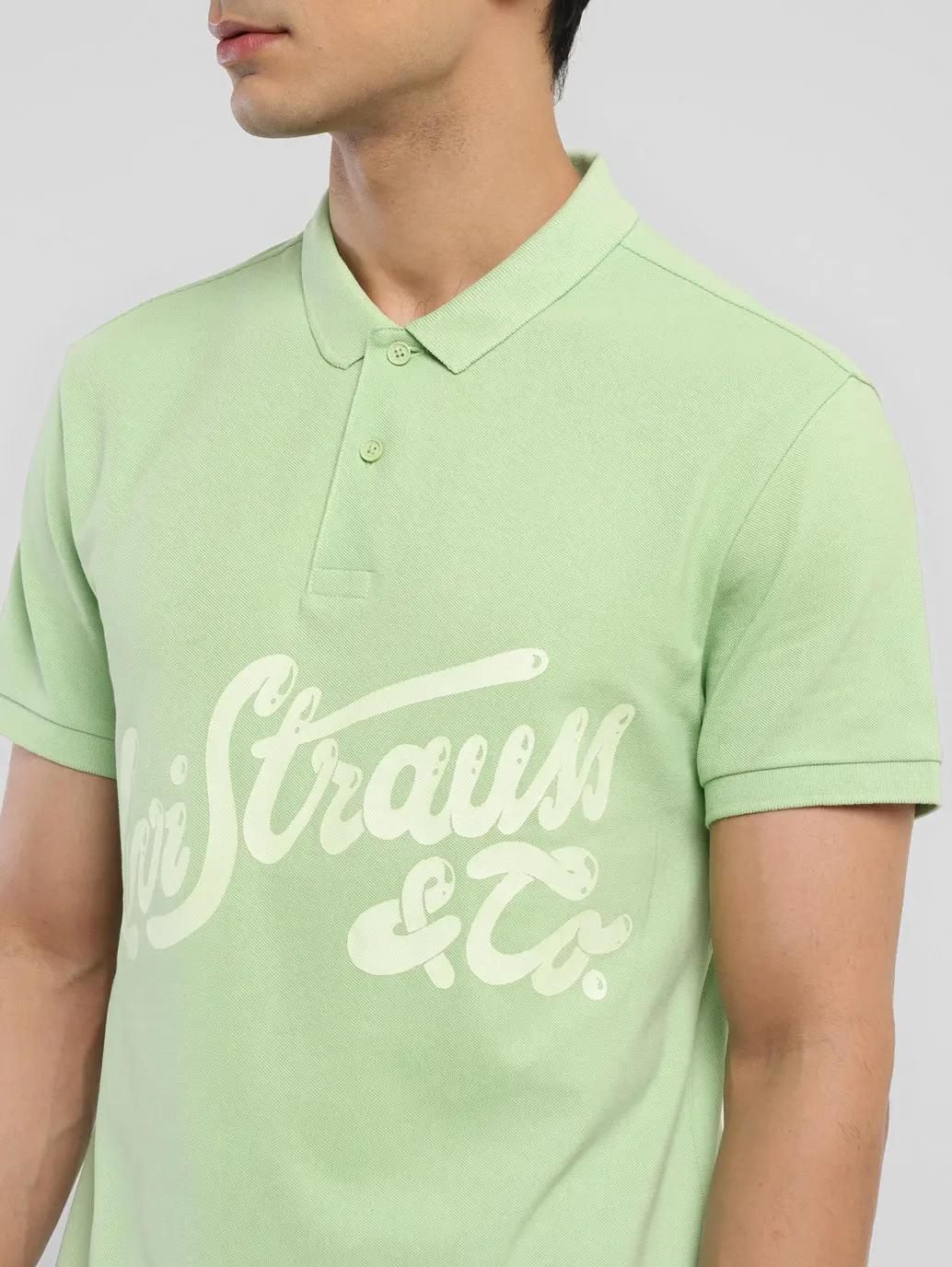 Men's Brand Logo Polo T-Shirt 5