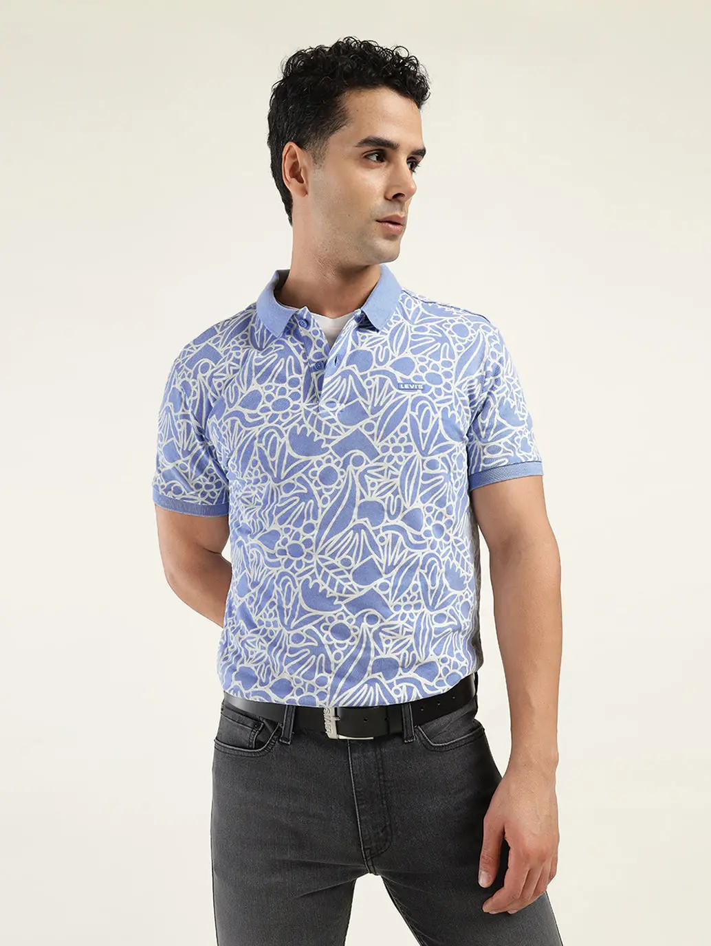 Men's Printed Polo T-Shirt 1