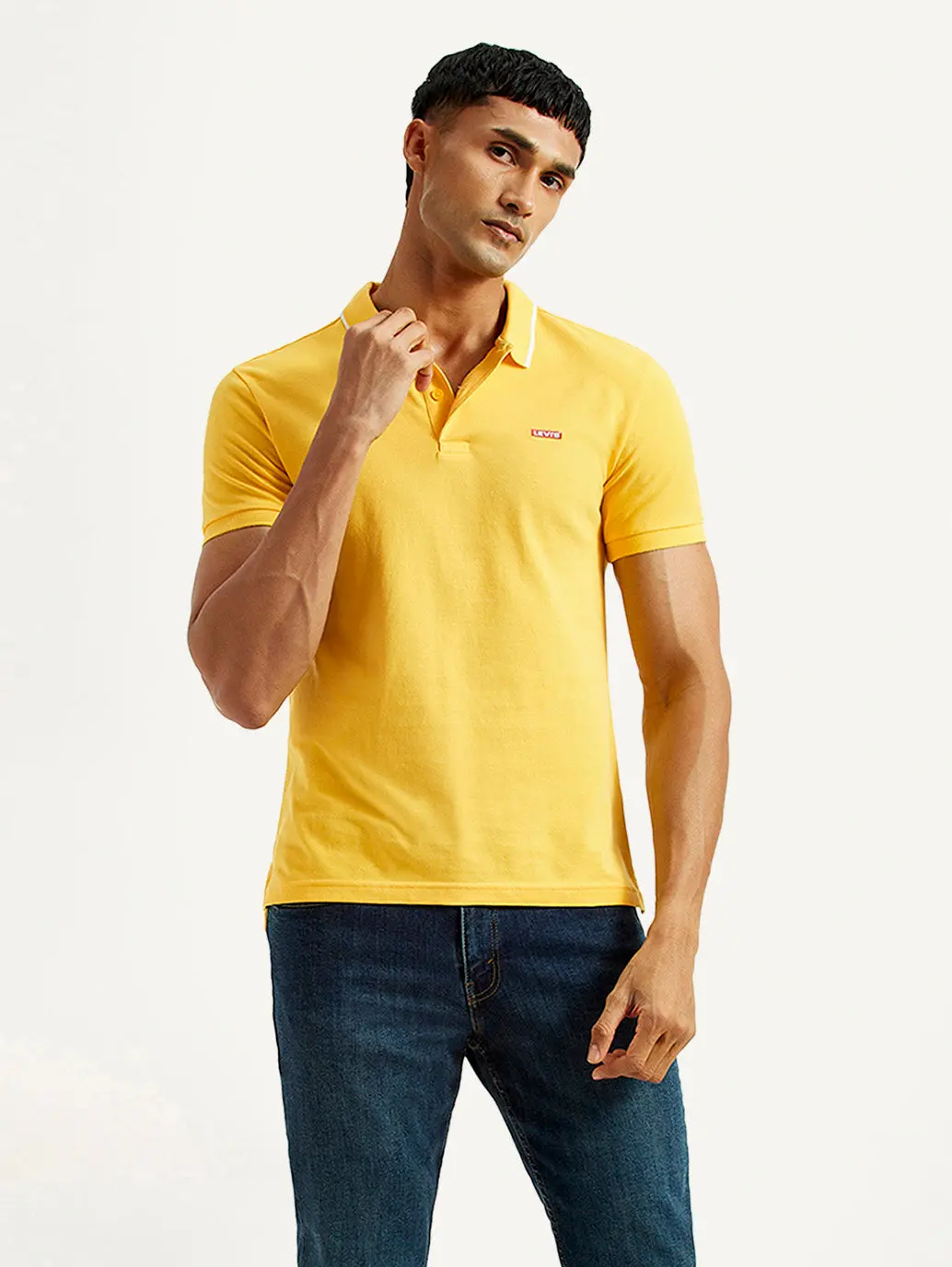 Men's Solid Polo T-Shirt 1