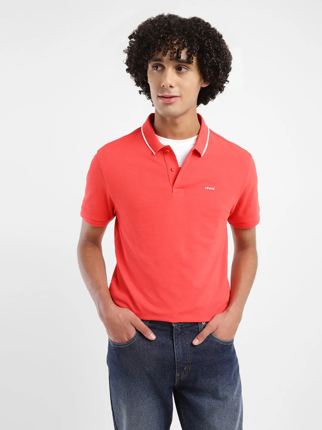 Men's Solid Polo T-Shirt 1