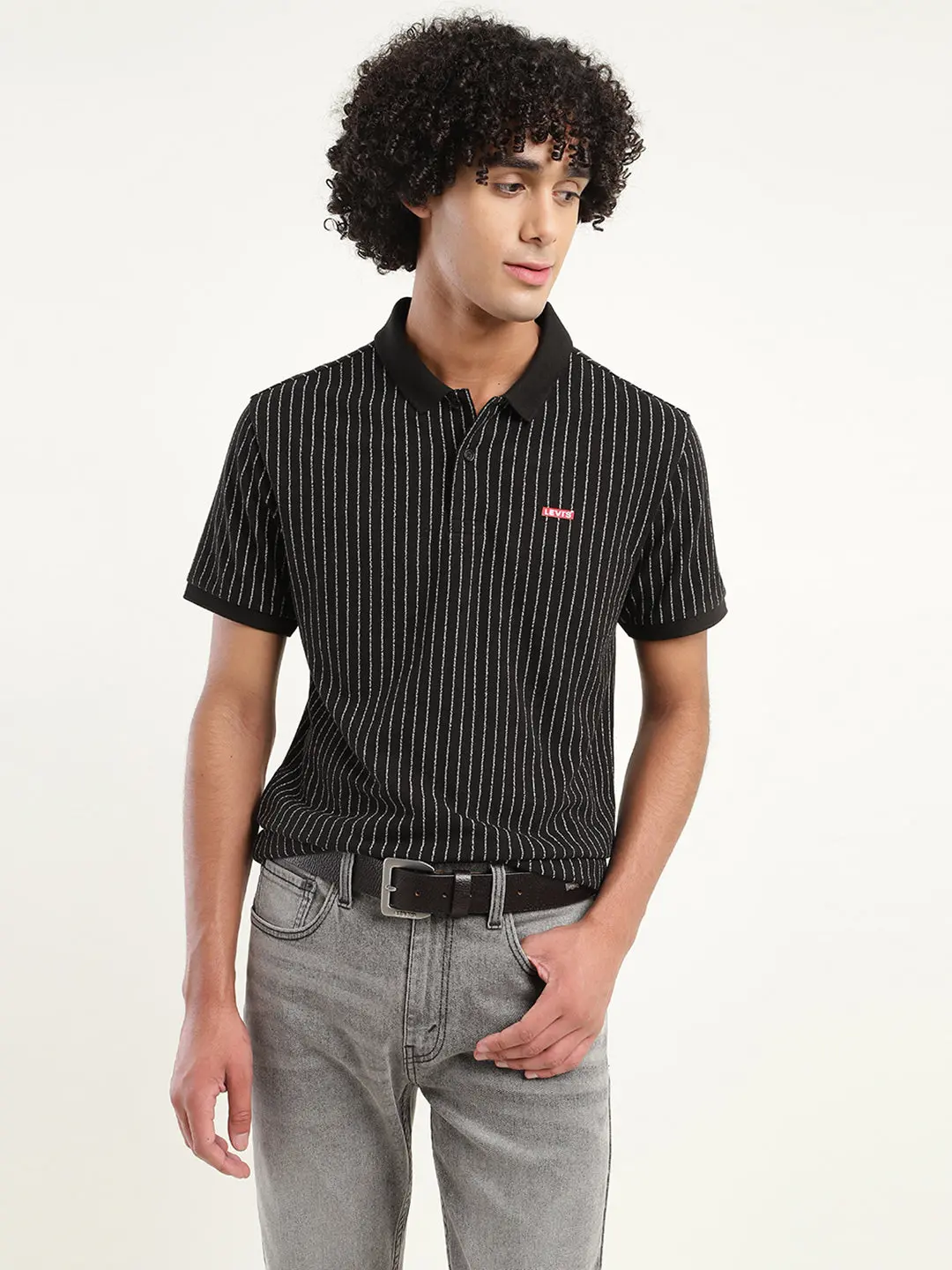 Men's Solid Polo T-Shirt 1