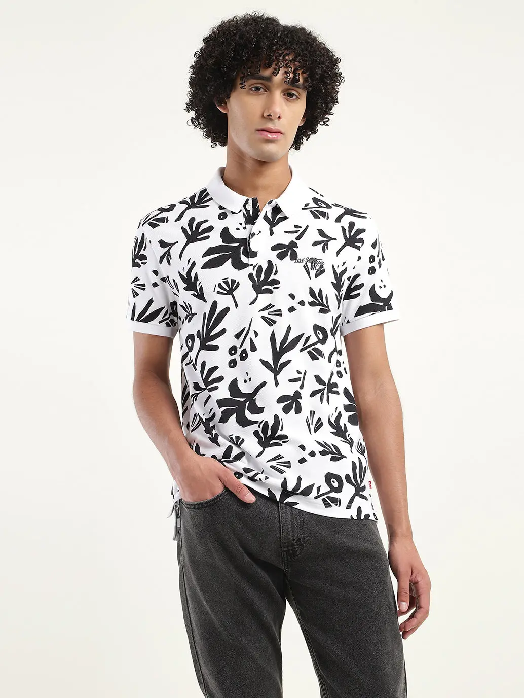 Men's Printed Polo T-Shirt 1