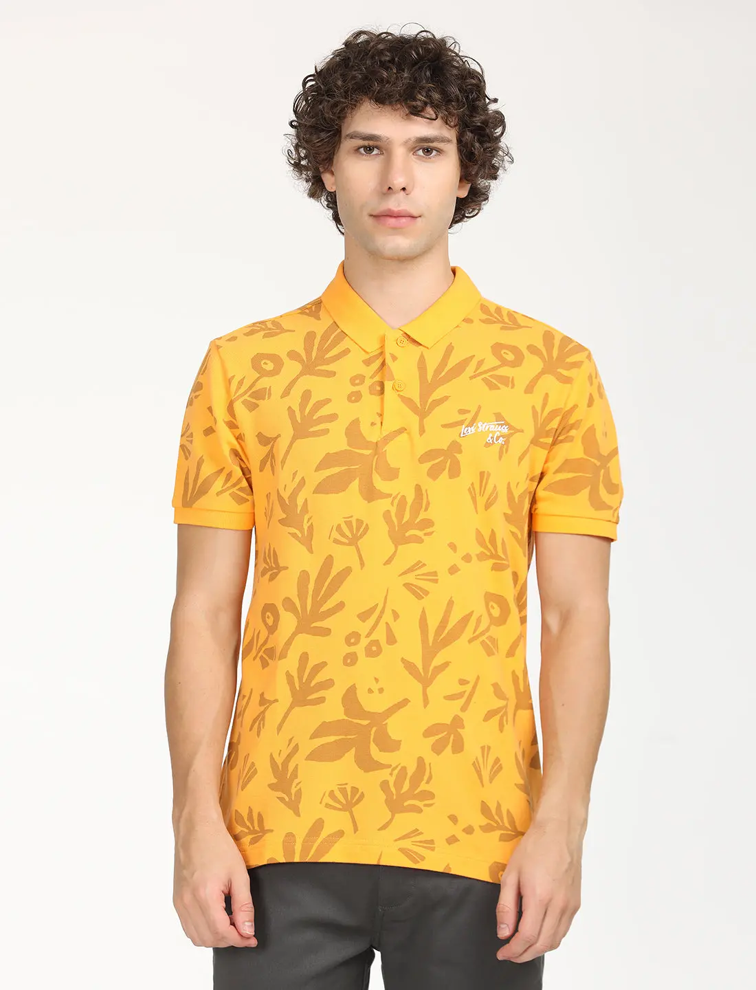 Men's Printed Polo T-Shirt 1
