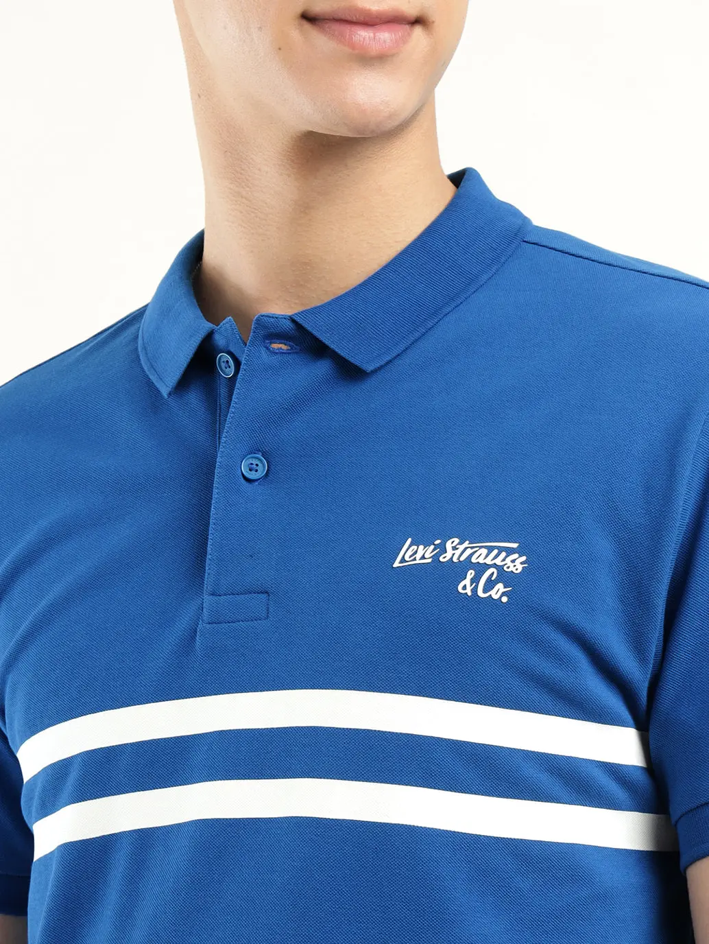 Men's Striped Polo T-Shirt 4