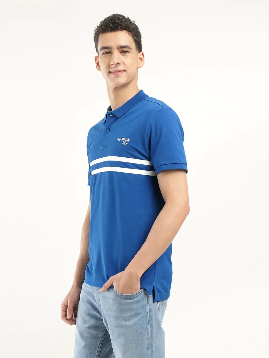 Men's Striped Polo T-Shirt 5